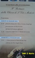 Chiesa di San Vito riaperta - un gioiellino (50033 bytes)
